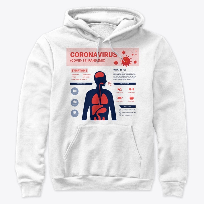 T-shirt Coronavirus, go away!!!