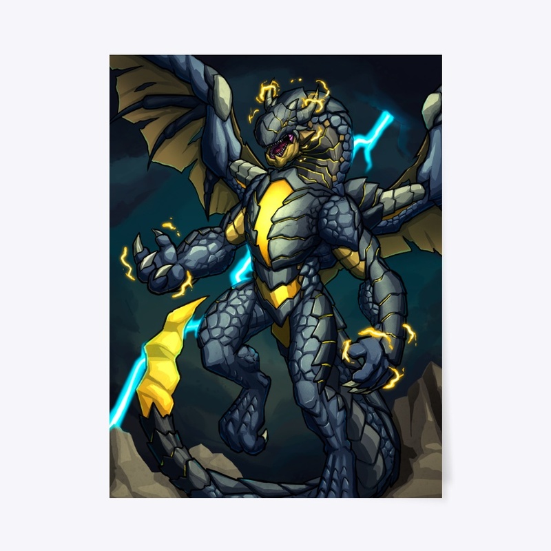 Obsidian Adam of the Mystic Lightning