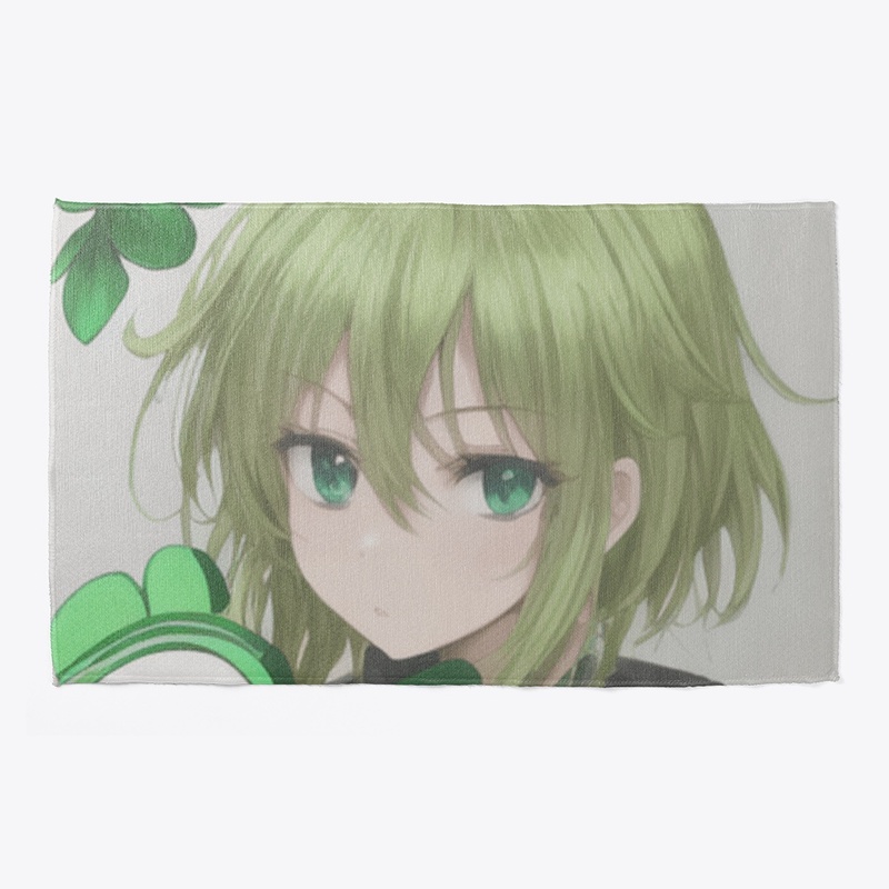a12 Lucky Lass Cute Print of Leprechaun