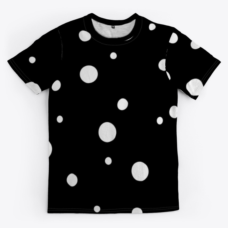 Dona - Classic Black White Retro Dots