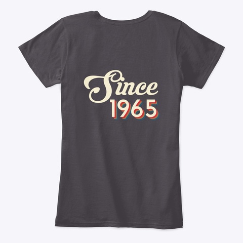 Women's Umberto's Vintage Logo Heathered Charcoal  T-Shirt Back