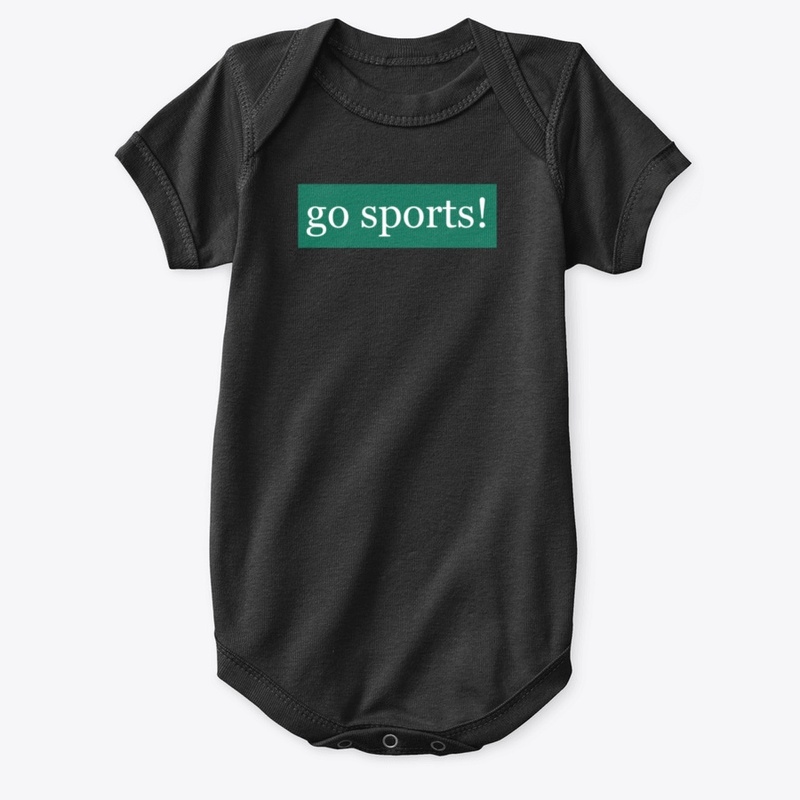 Go Sports Written in White on Green