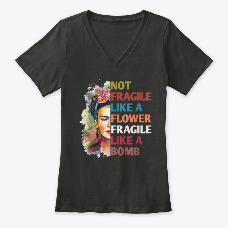 Not like a flower fragile like a bomb
