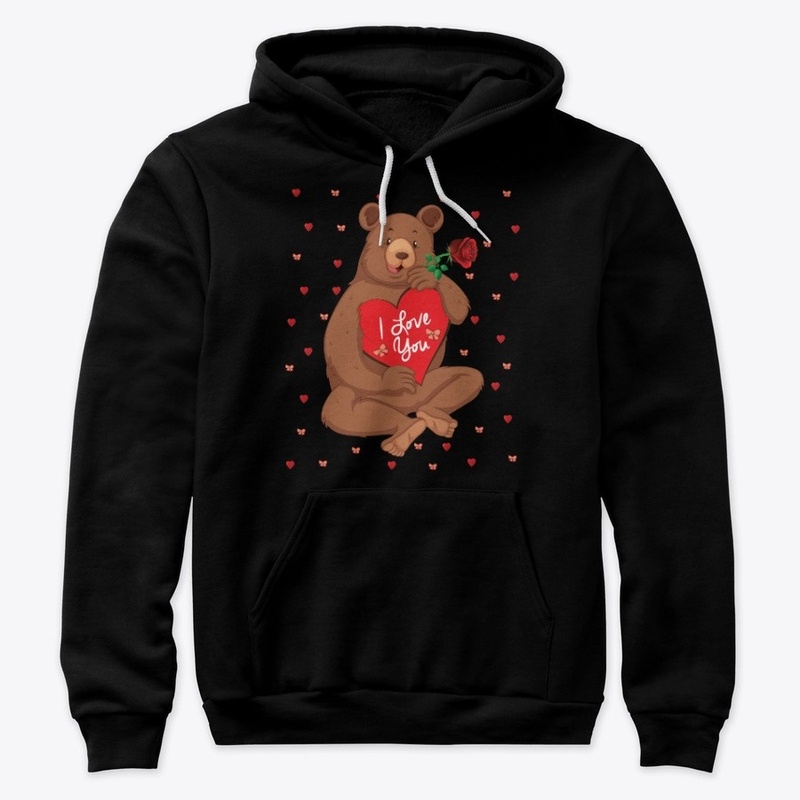 Happy Cute Brown Bear Valentine Gift