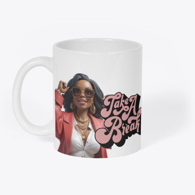 Empowered Black Woman Sticker – Powerful