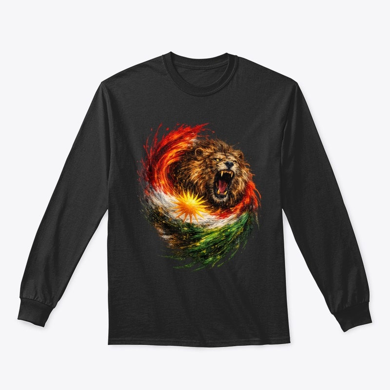 Roar of Kurdistan: Artistic Lion Design