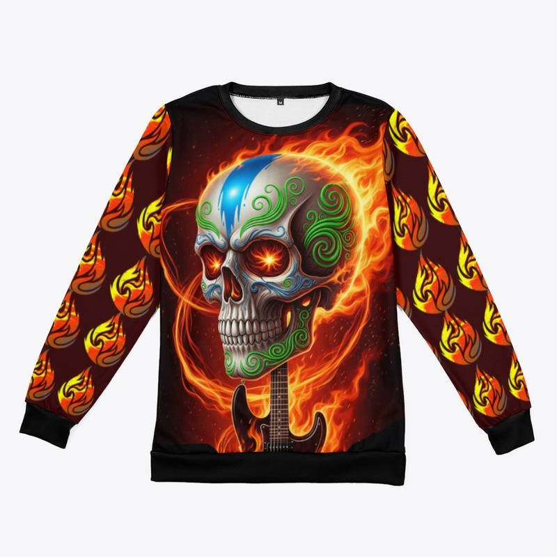 Skull on Fire 