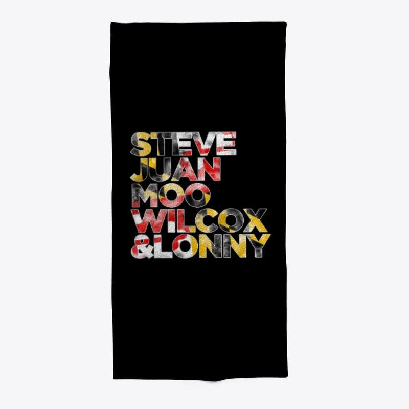 Terps hoops champs towel BLACK