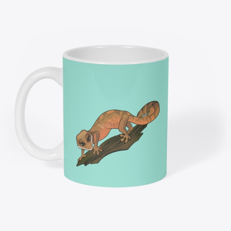 Sage Cat Gecko Mug
