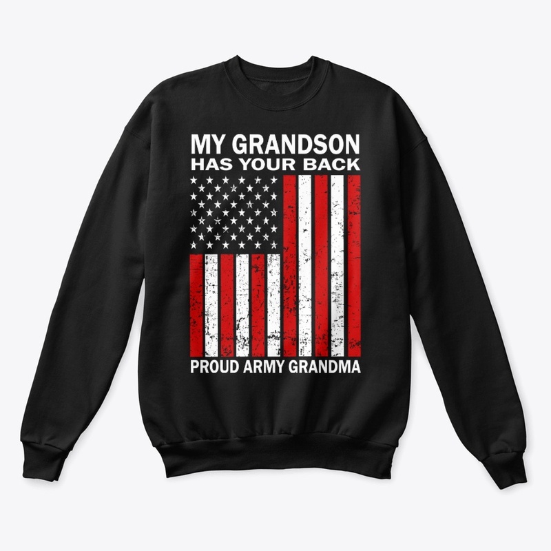American Flag Army Grandma Veterans Day