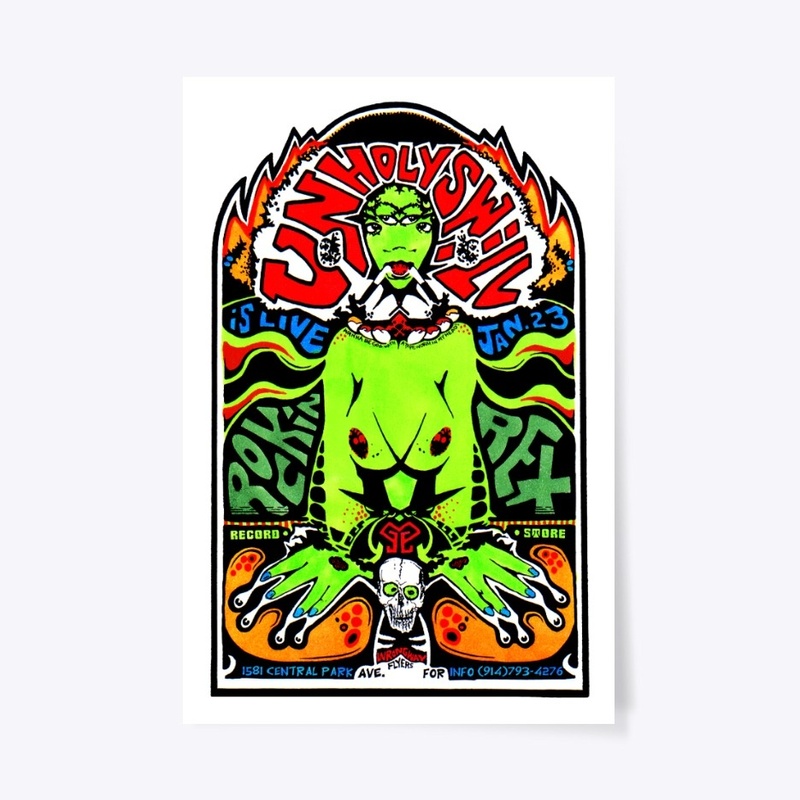 Unholy Swill Psychedelic Concert Poster