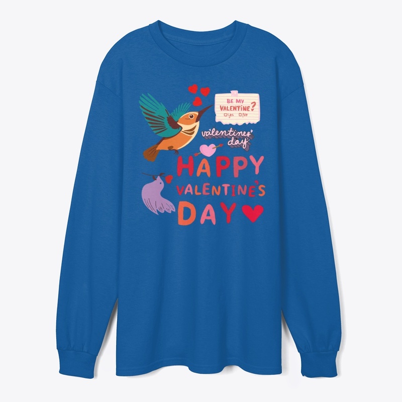 VALENTINE LOVE BIRDS (tees,hoodies,mug)