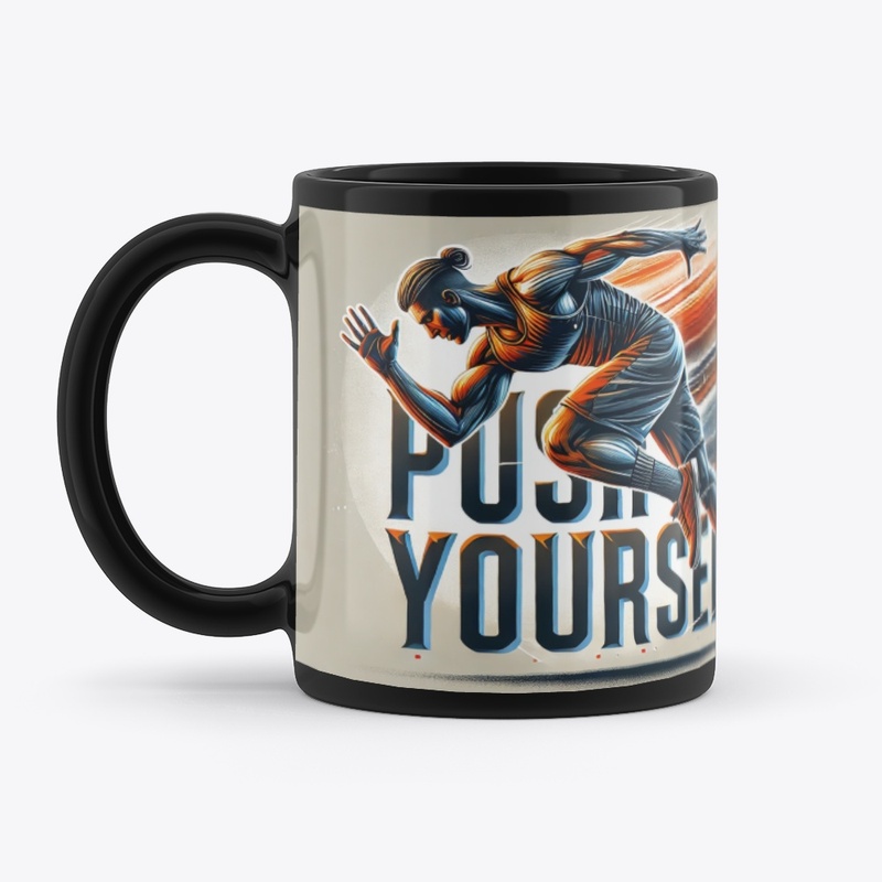 ๐โโ๏ธ Push Yourself Motivational Mug