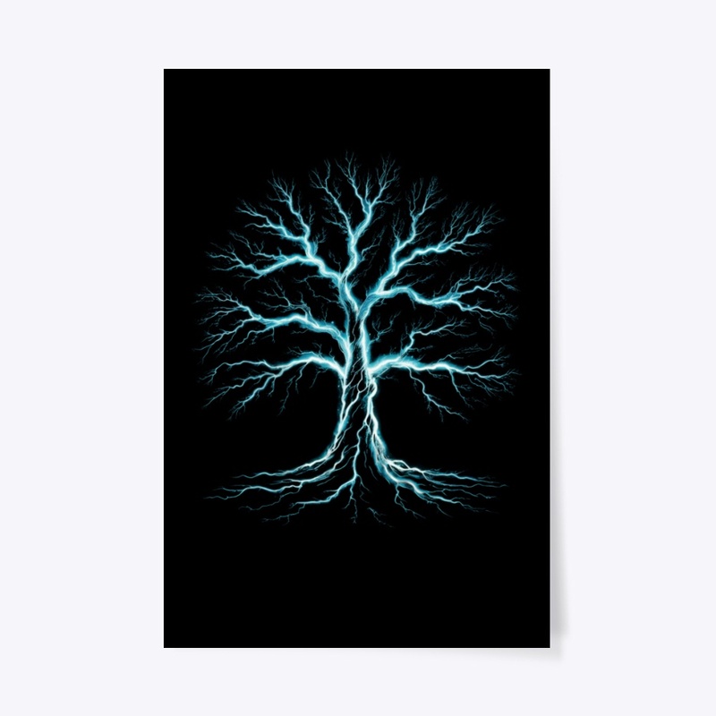 Glowing Mystic Tree of Life