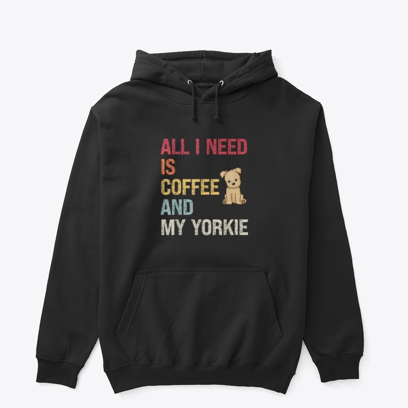 Coffee + Yorkie = Happiness