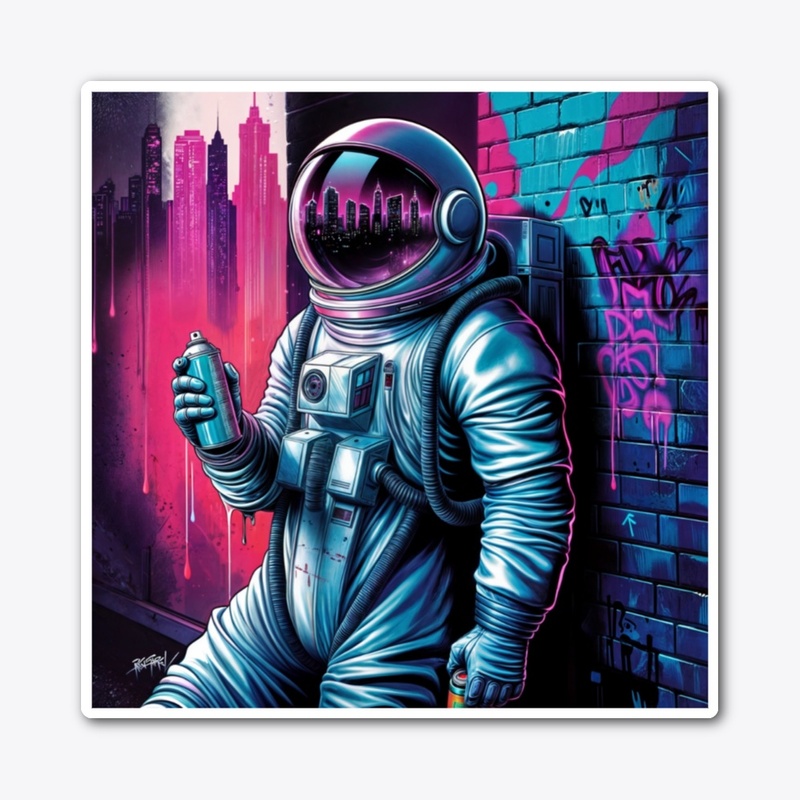 Urban Graffiti Astronaut