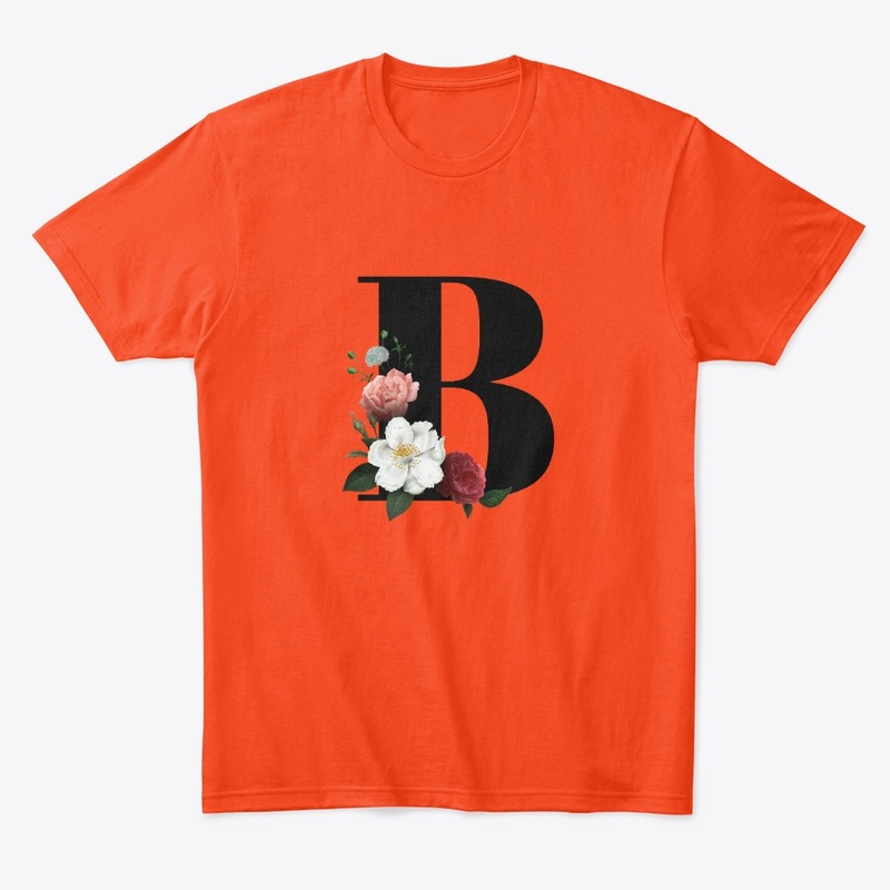 Floral Letter B