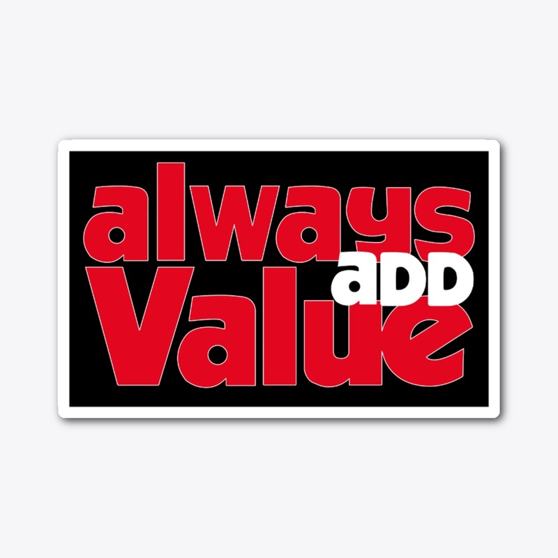 Retro Always Add Value Tee