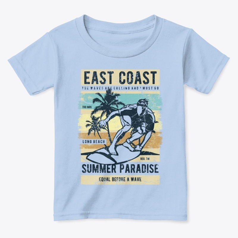 East Coast  kids Tee and Hoodie