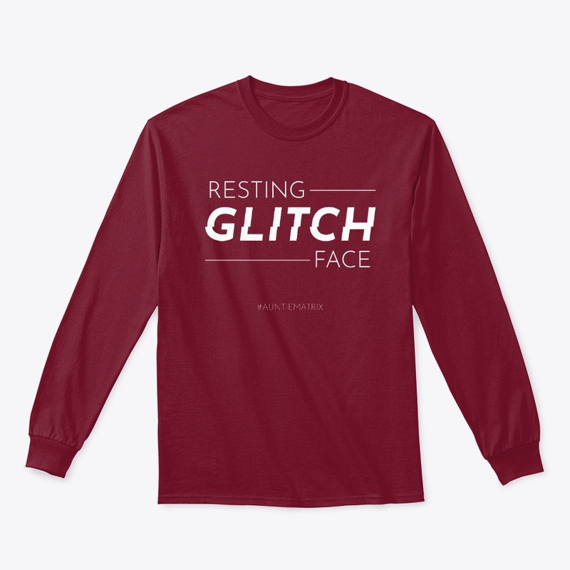 Resting Glitch Face - Text