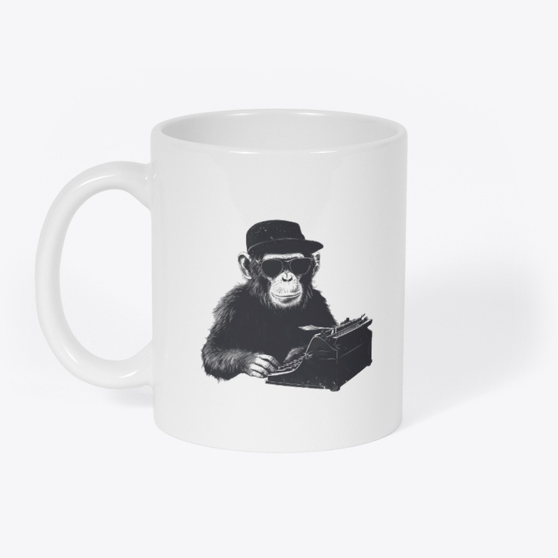 Typewriter Monkey | Dude Monkey