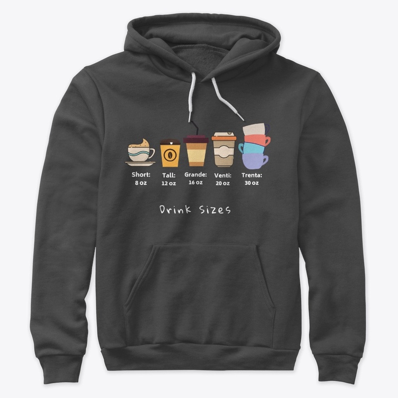 Coffee drink sizes