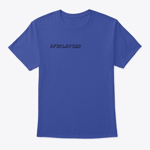 Afrolatino Deep Royal T-Shirt Front