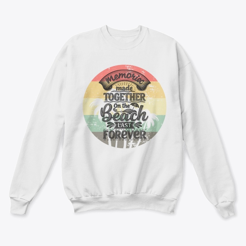  Beach Memories Quote Graphic Design