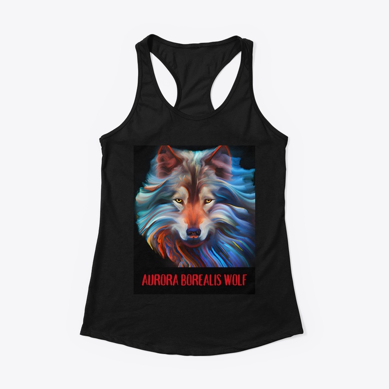 Aurora Borealis Wolf