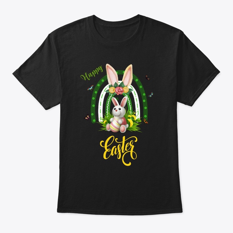 Minimalist Easter Tee: Hoppy Vibes!