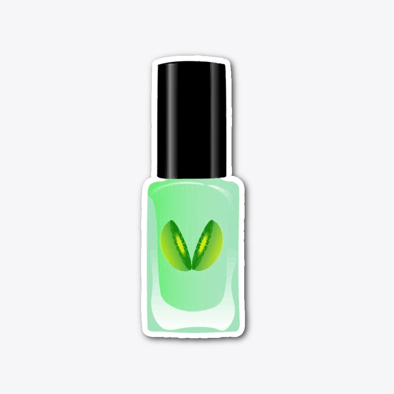 KIWI NAIL POLISH STICKER