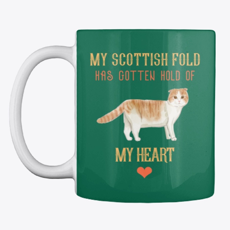 Scottish Fold Has My Heart | Cat Tee