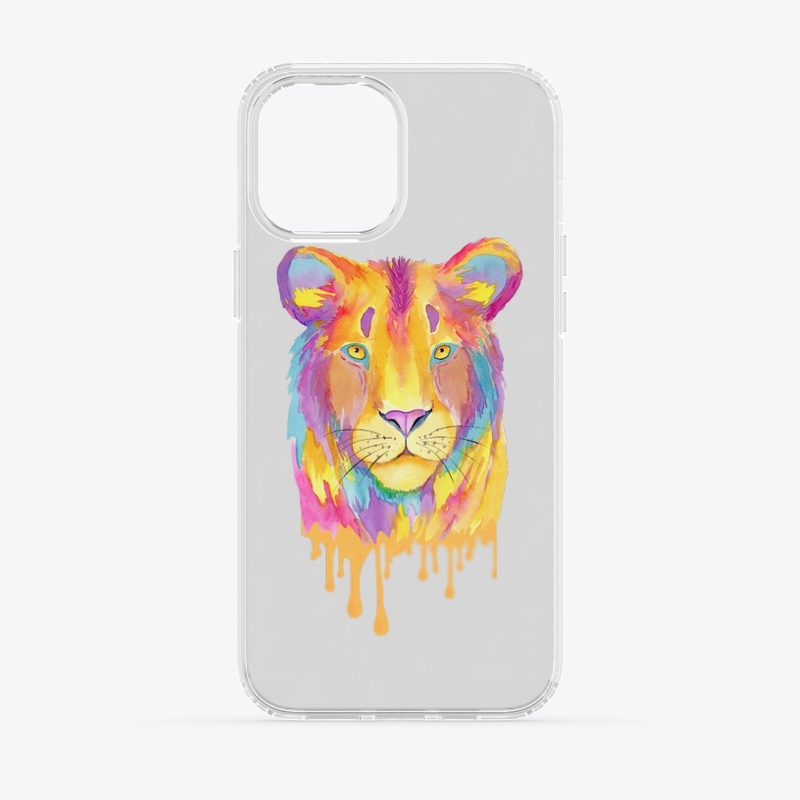 Lion print tee