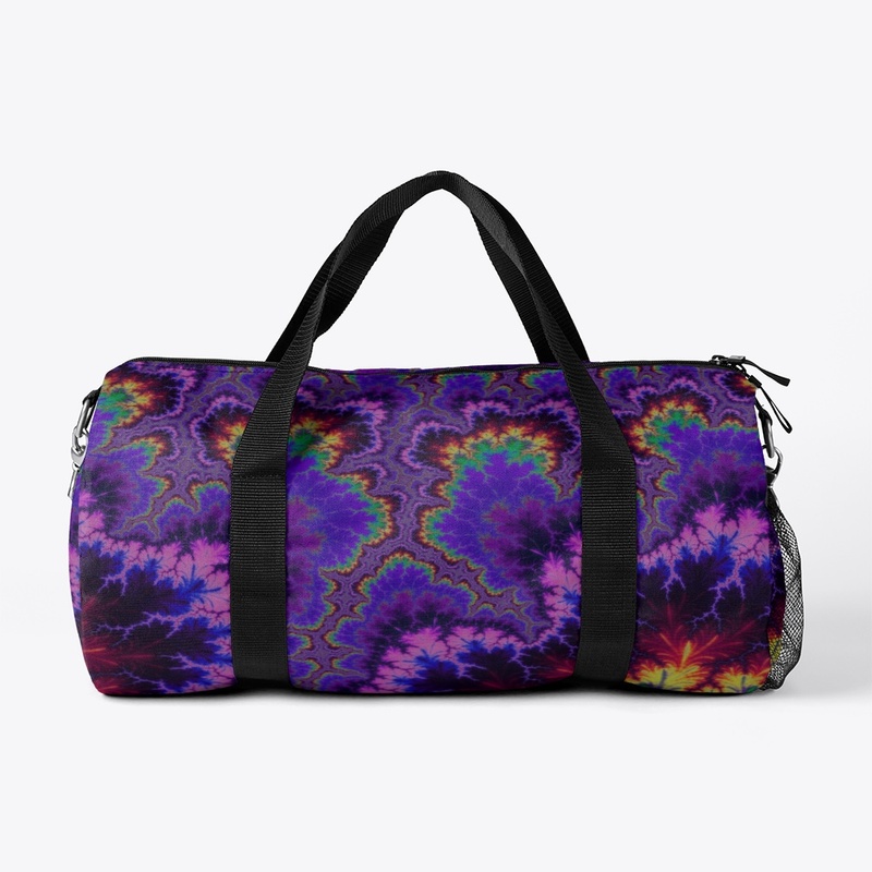 Colorful Trippy Hippie Rainbow Fractal