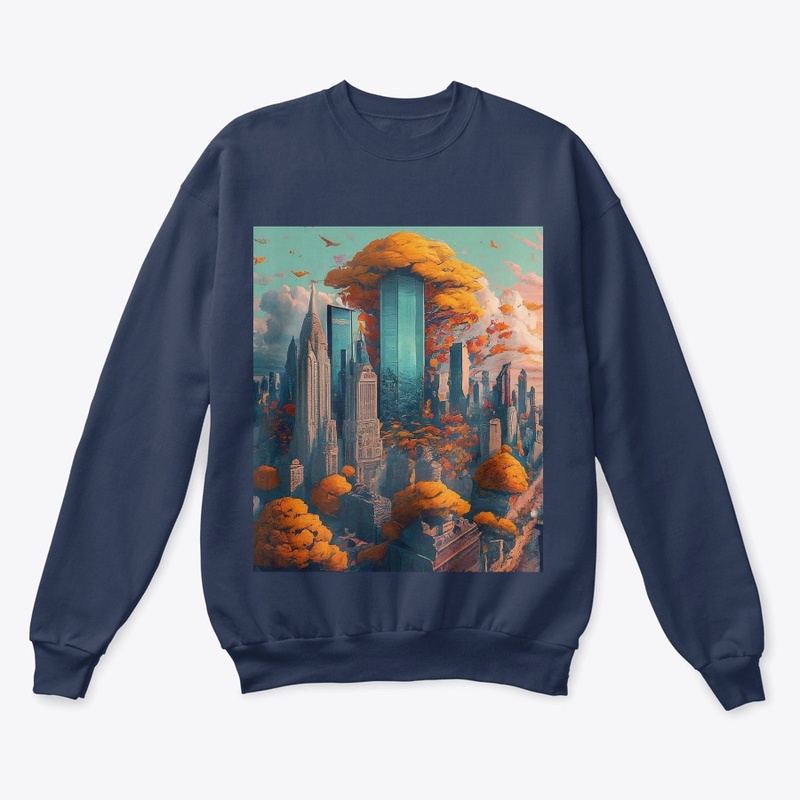 comic skyscraper scenery 