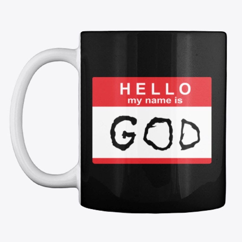 Hello my name is God Slim Fit T-Shirt