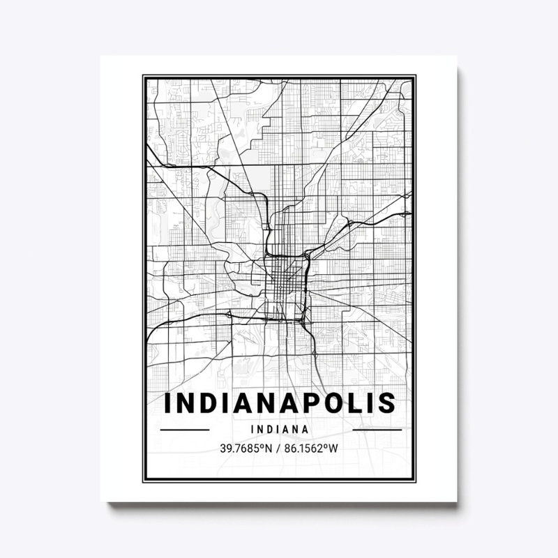 Indianapolis Light City Map