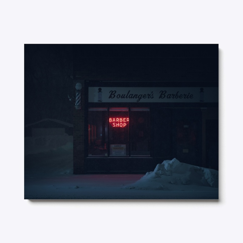 Barber Shop at nite