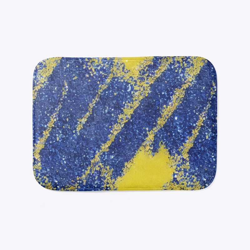Blue and Gold Fortune Cookie Design 