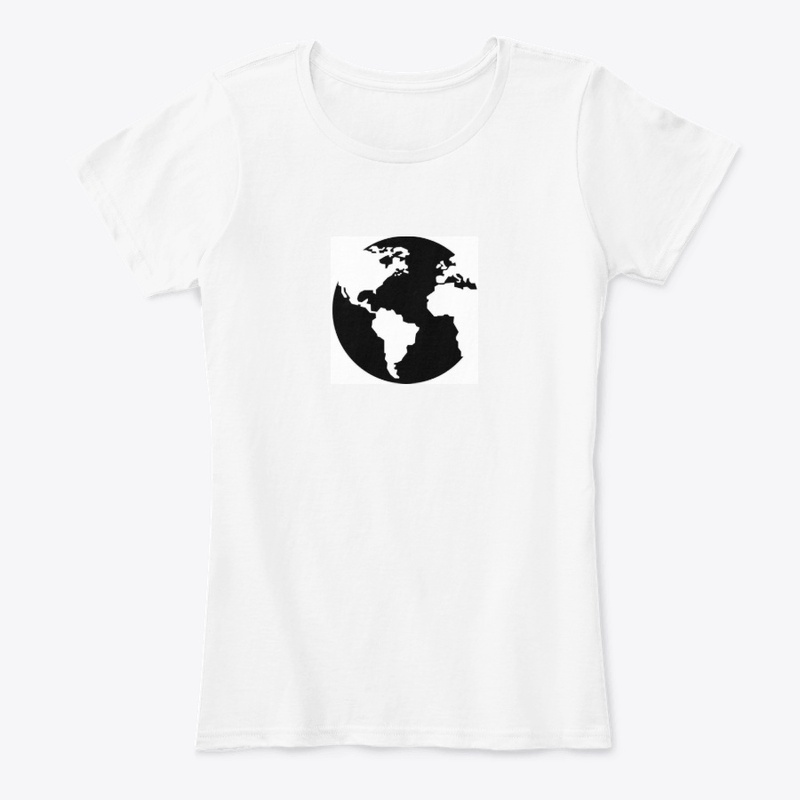 Tee shirt femme Globe terrestre