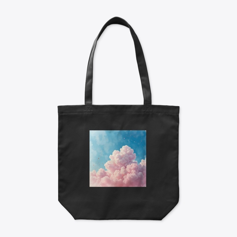 Cherry blossom colored clouds