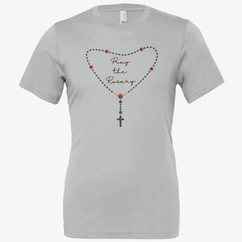 Pray the Rosary Catholic T-Shirt