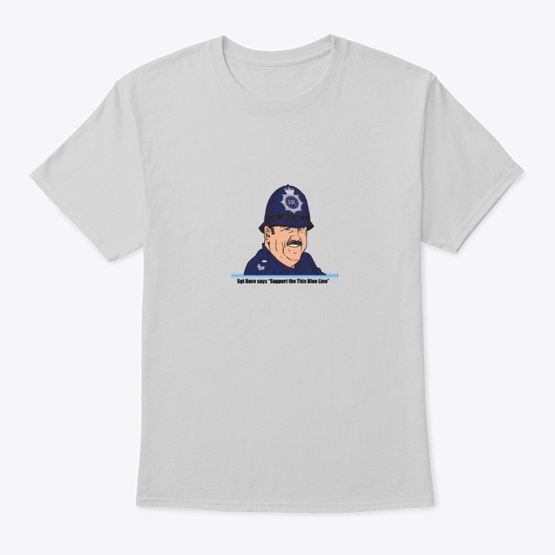 Sgt Dave Thin Blue Line Mens T-shirt