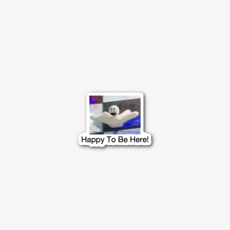 Happy To Be Here GRVEZ Sticker
