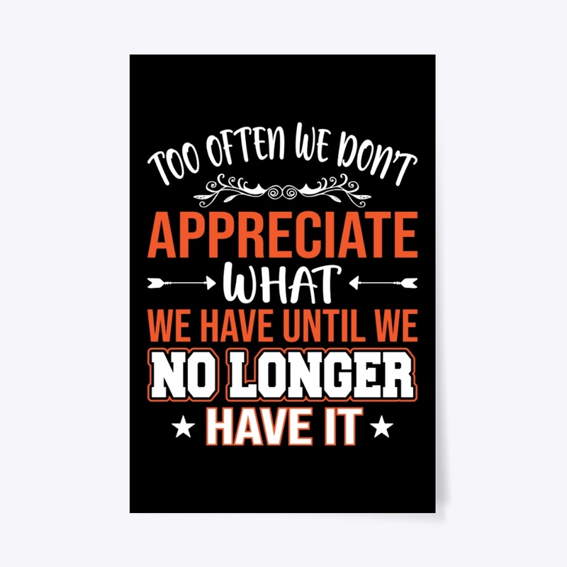 Appreciation: Show It