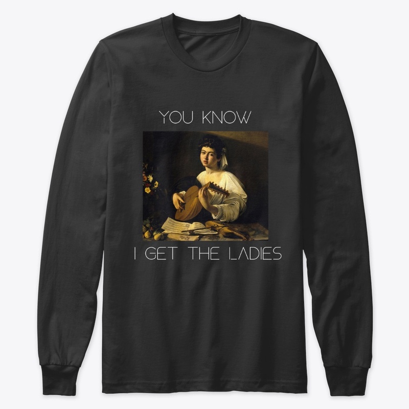 Funny Caravaggio Guitar Player T-shirt