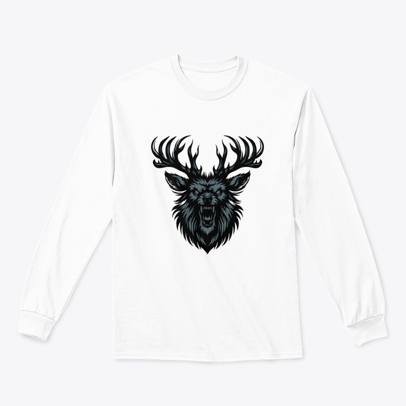 Striking Deer Head Design