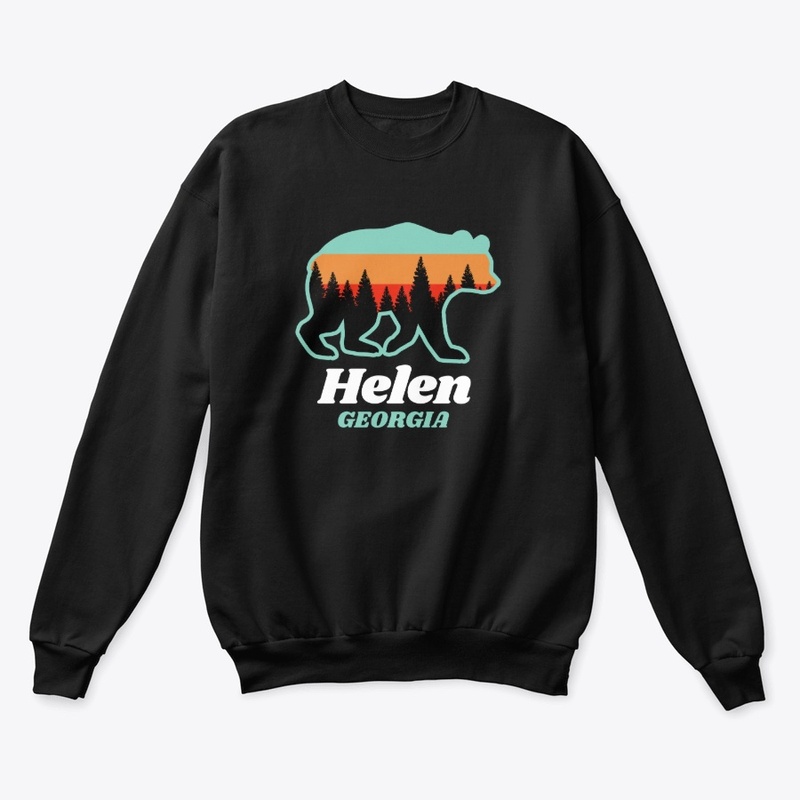 Helen Georgia Bear Hiking Camping Retro 