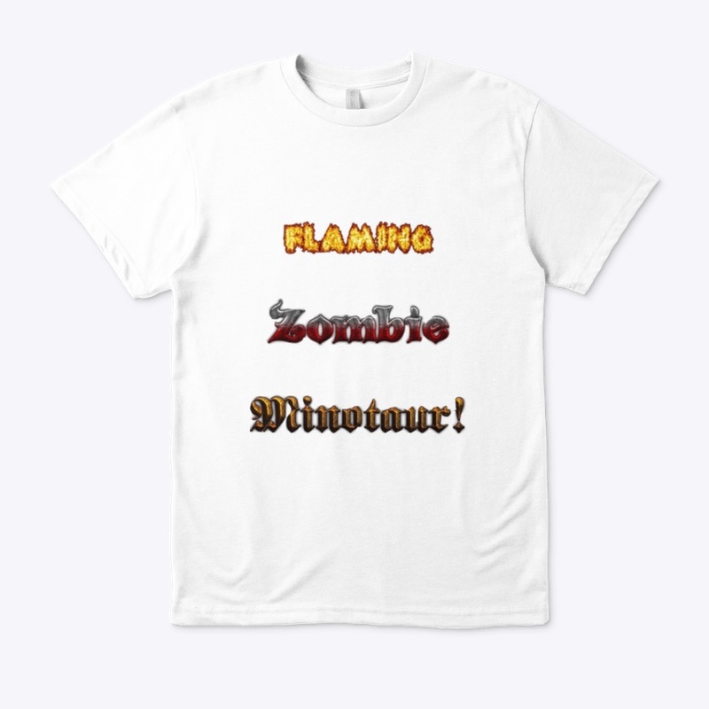 Flaming Zombie Minotaur!