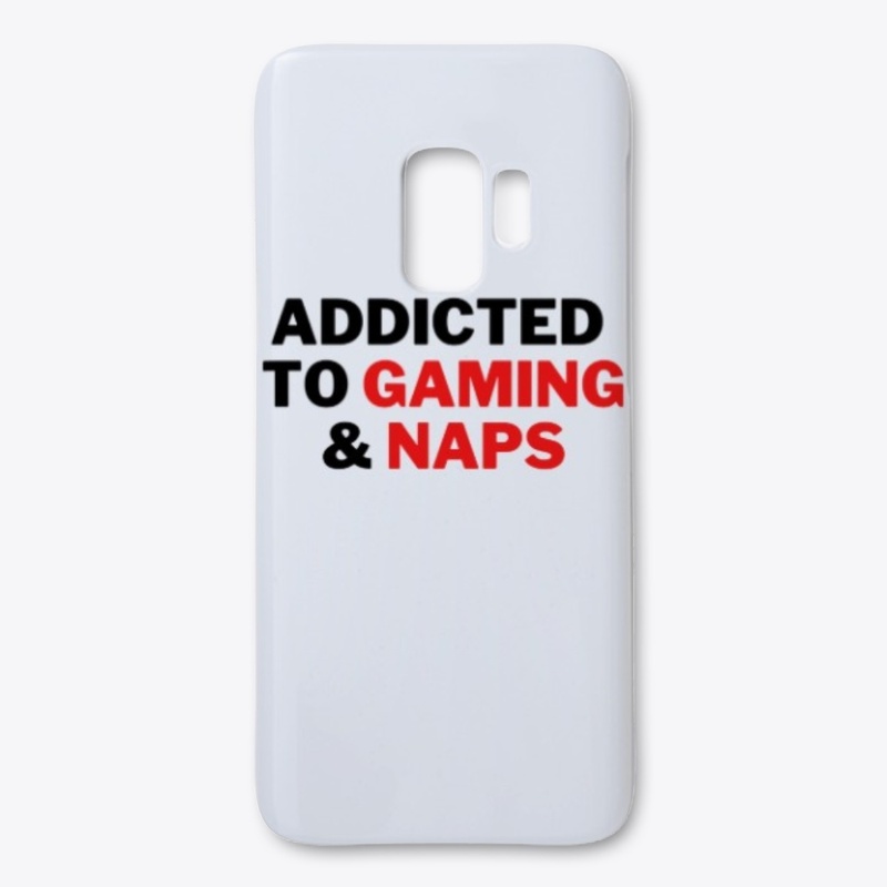 t-shirt addicted to gaming and naps